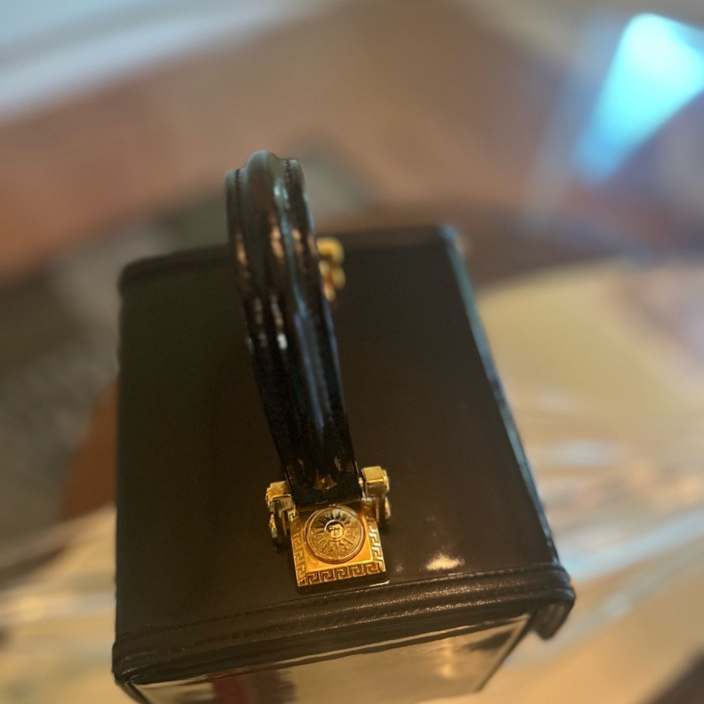 Versace black makeup case/vanity bag - Picture 8 of 8